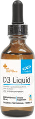 XYMOGEN D3 Liquid bottle and dropper for easy daily immune support