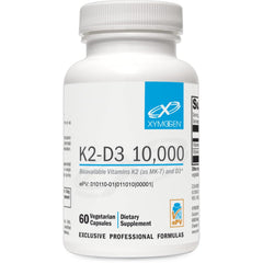 XYMOGEN K2-D3 10000 bottle front highlights a premium bone support routine.