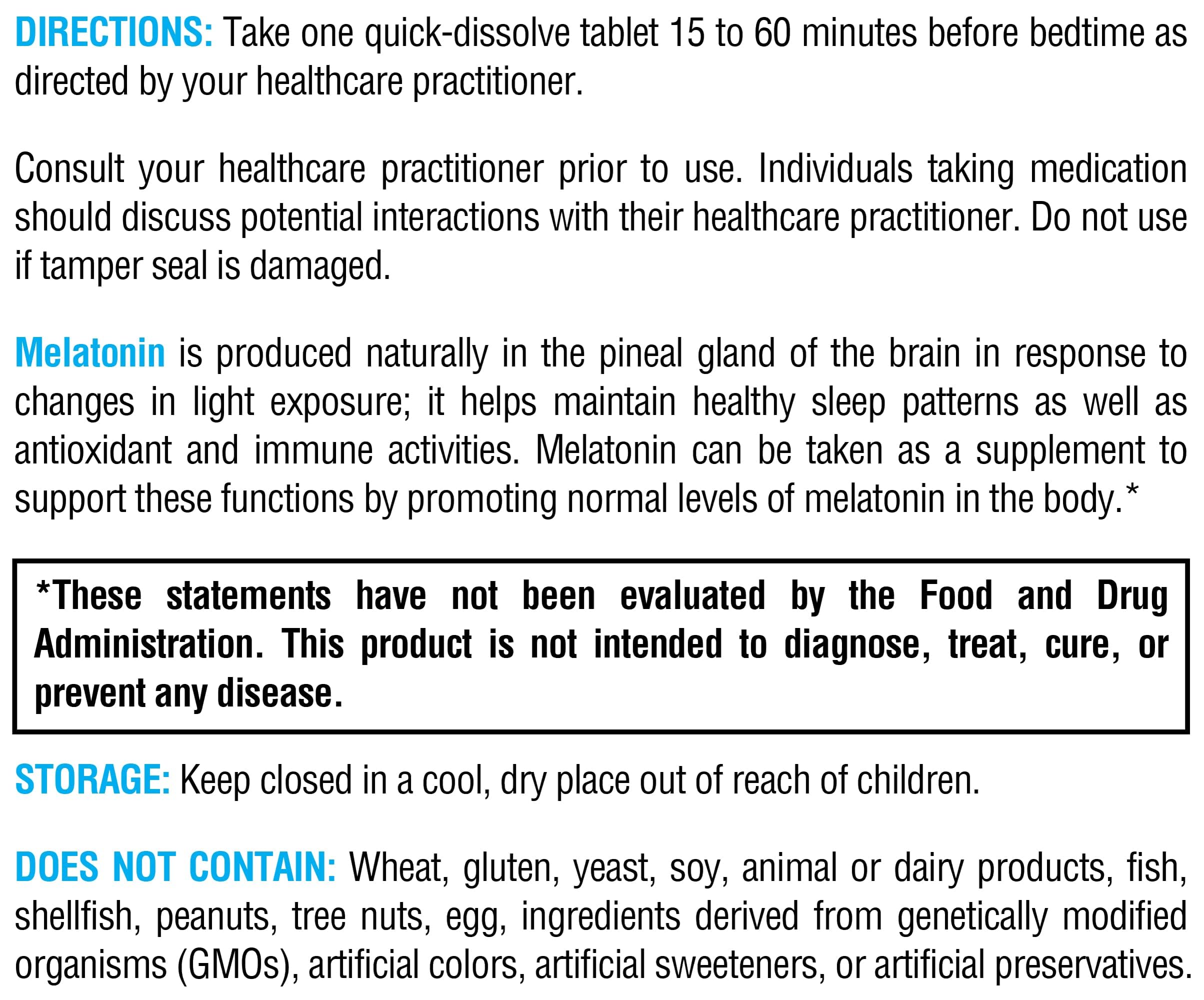 XYMOGEN Melatonin peppermint lozenges label close-up shows dietary-friendly formulation