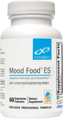 XYMOGEN Mood Food bottle showing capsules for calm support.
