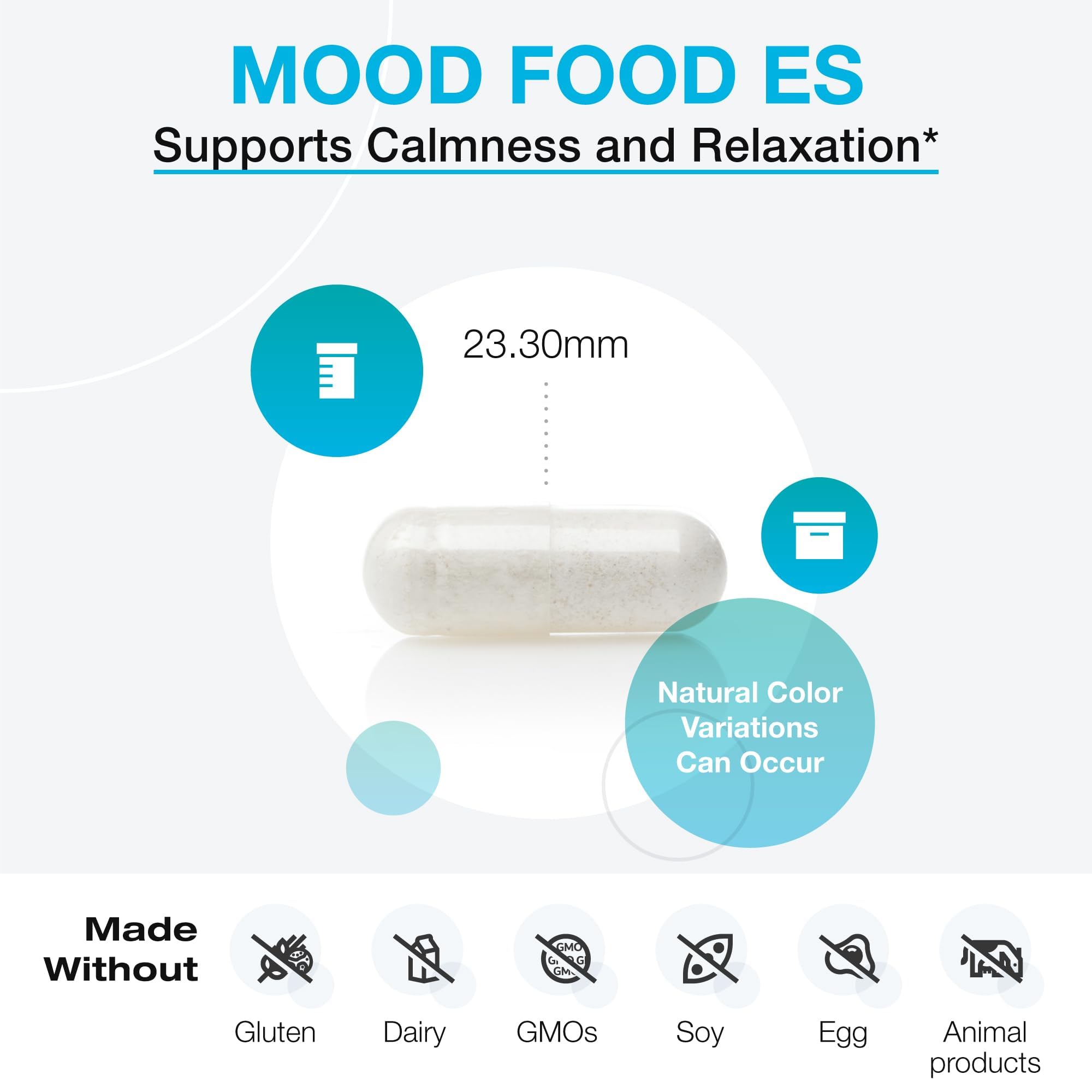 XYMOGEN Mood Food packaging shot suggests easy daily intake.