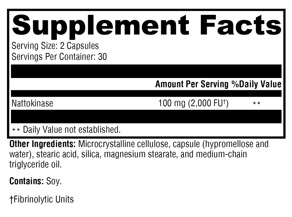 XYMOGEN nattokinase capsules in hand for easy daily dose.