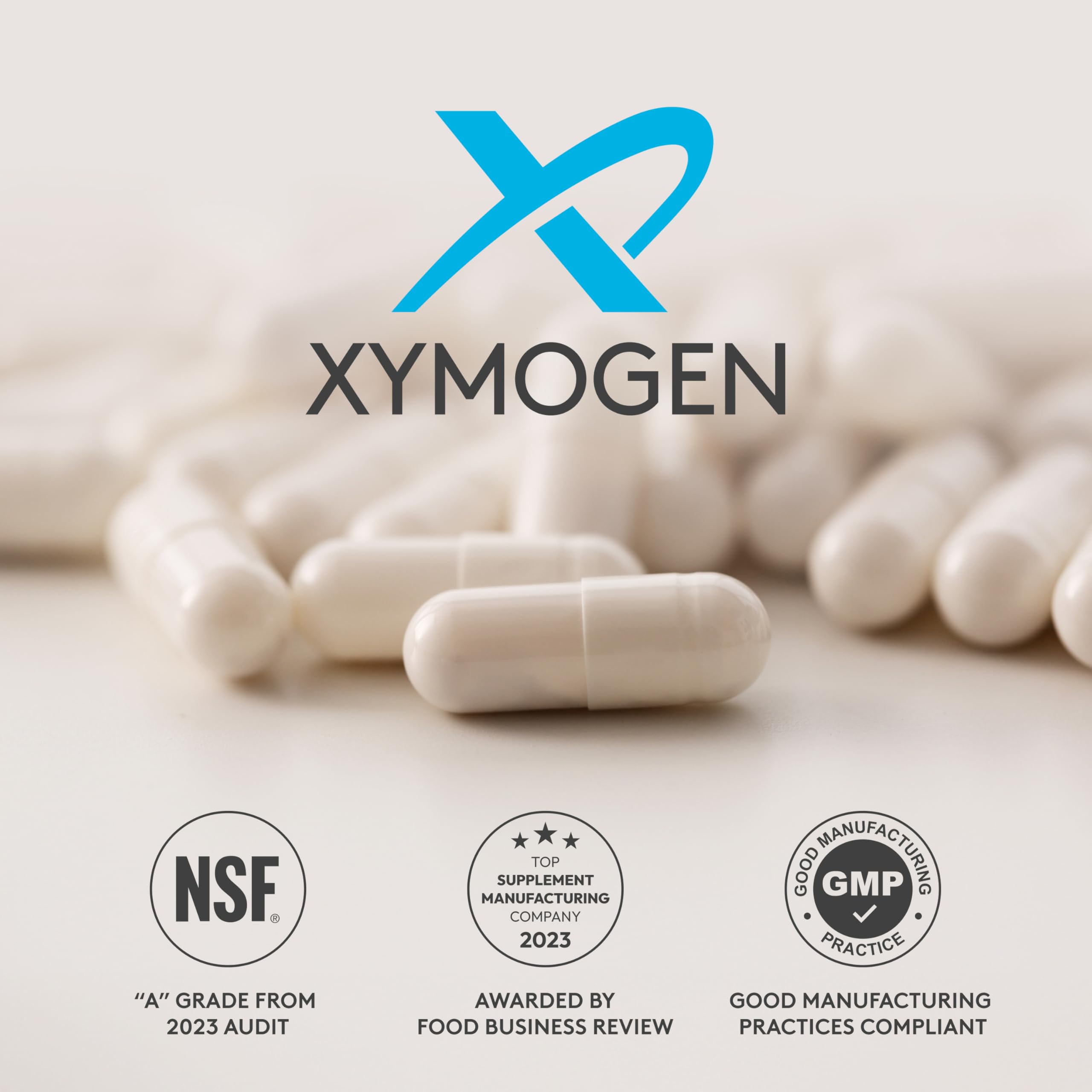 XYMOGEN nattokinase vegan-formulation for dietary choices.
