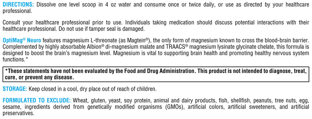 Xymogen OptiMag Neuro prepared drink ready to enjoy