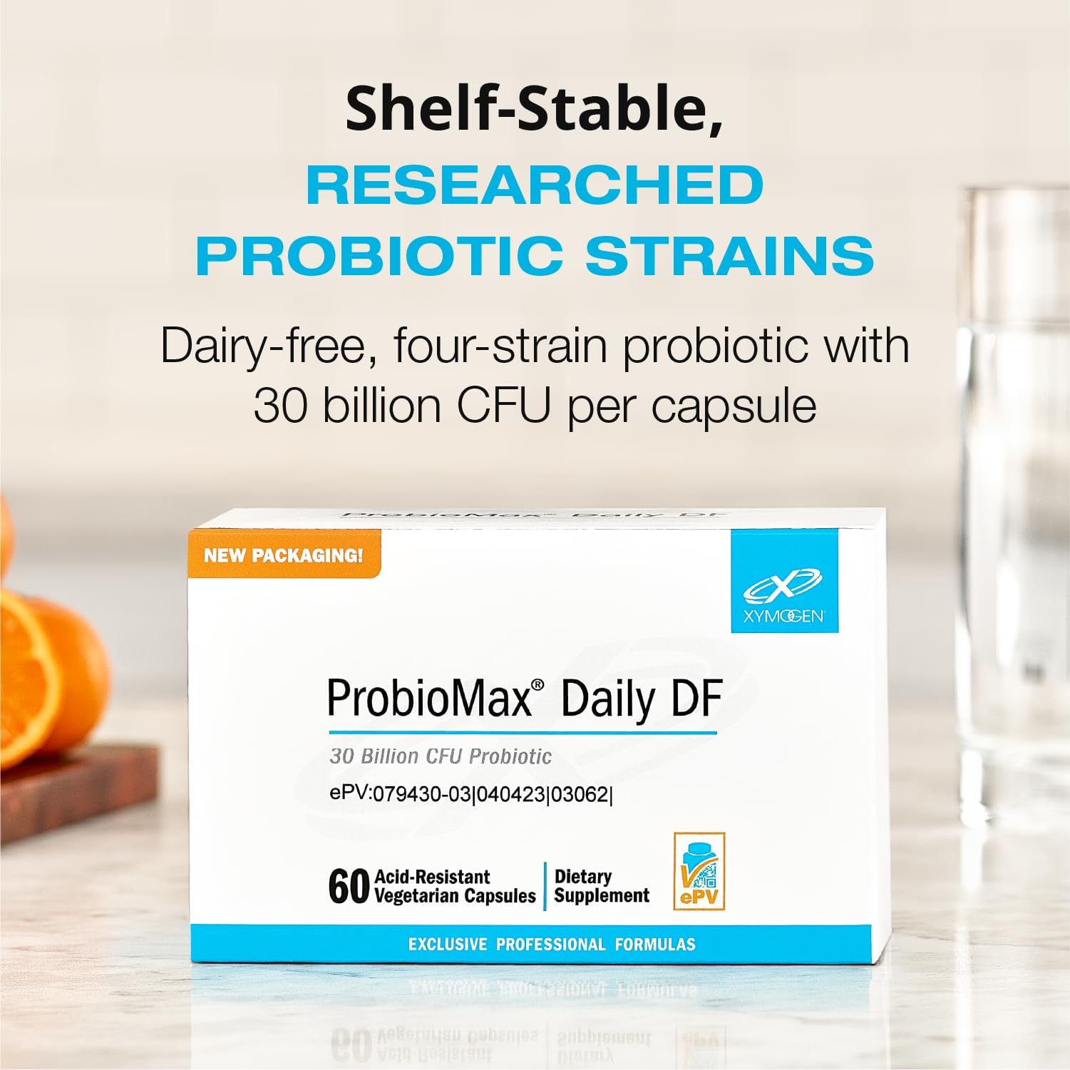 XYMOGEN ProbioMax Daily 30B DRcaps capsule safeguards stomach acids for intestinal delivery