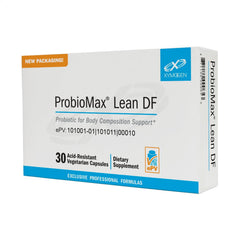 XYMOGEN ProbioMax Lean bottle-front for gut barrier support and daily probiotic use