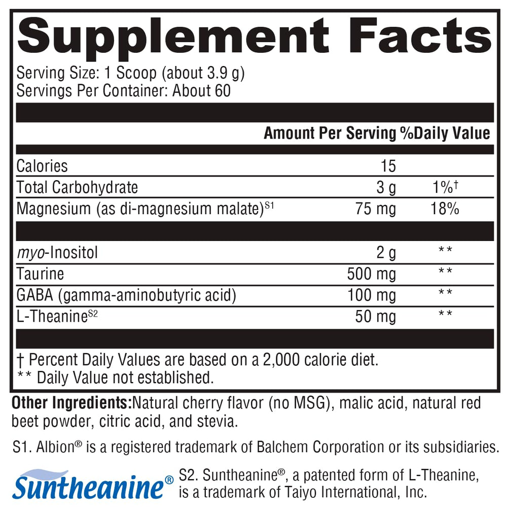 XYMOGEN RelaxMax label closeup highlights product name and certifications.