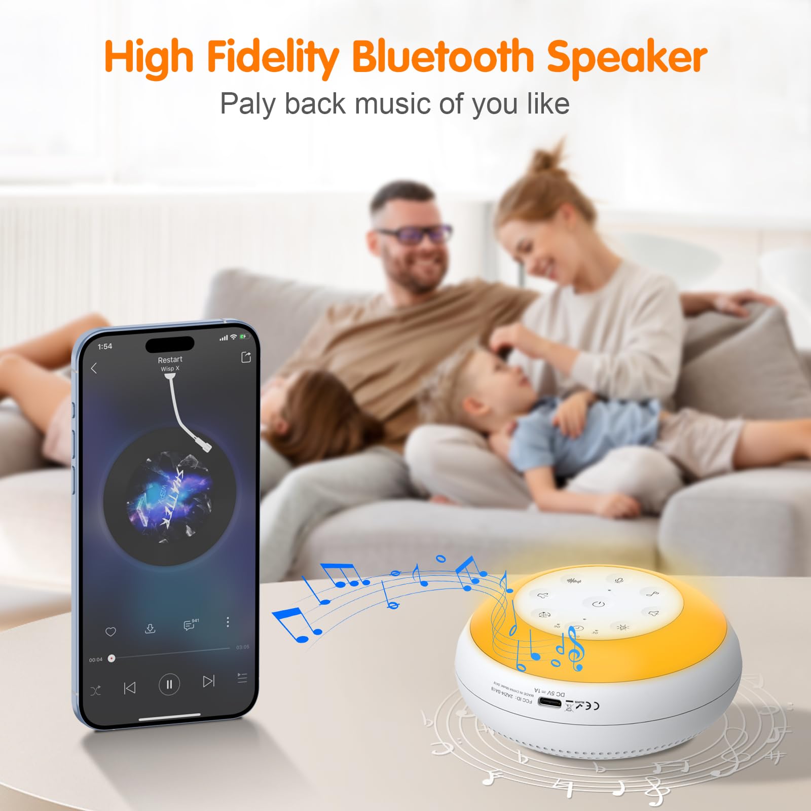 XYNGU Bluetooth speaker recalls last sound and volume for quick setup.