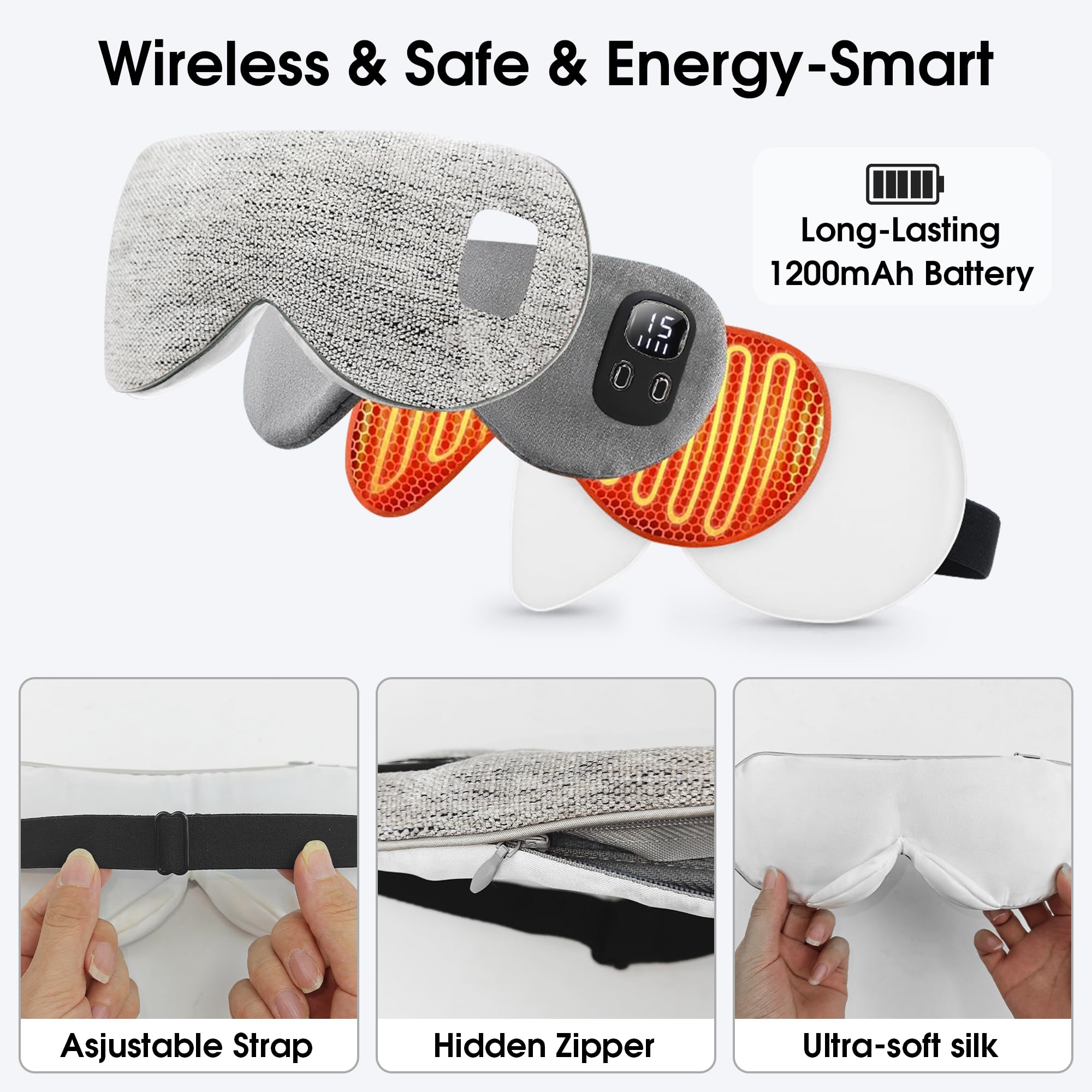 YABORAS washable eye mask cover demonstrates hygienic care after travel or workouts