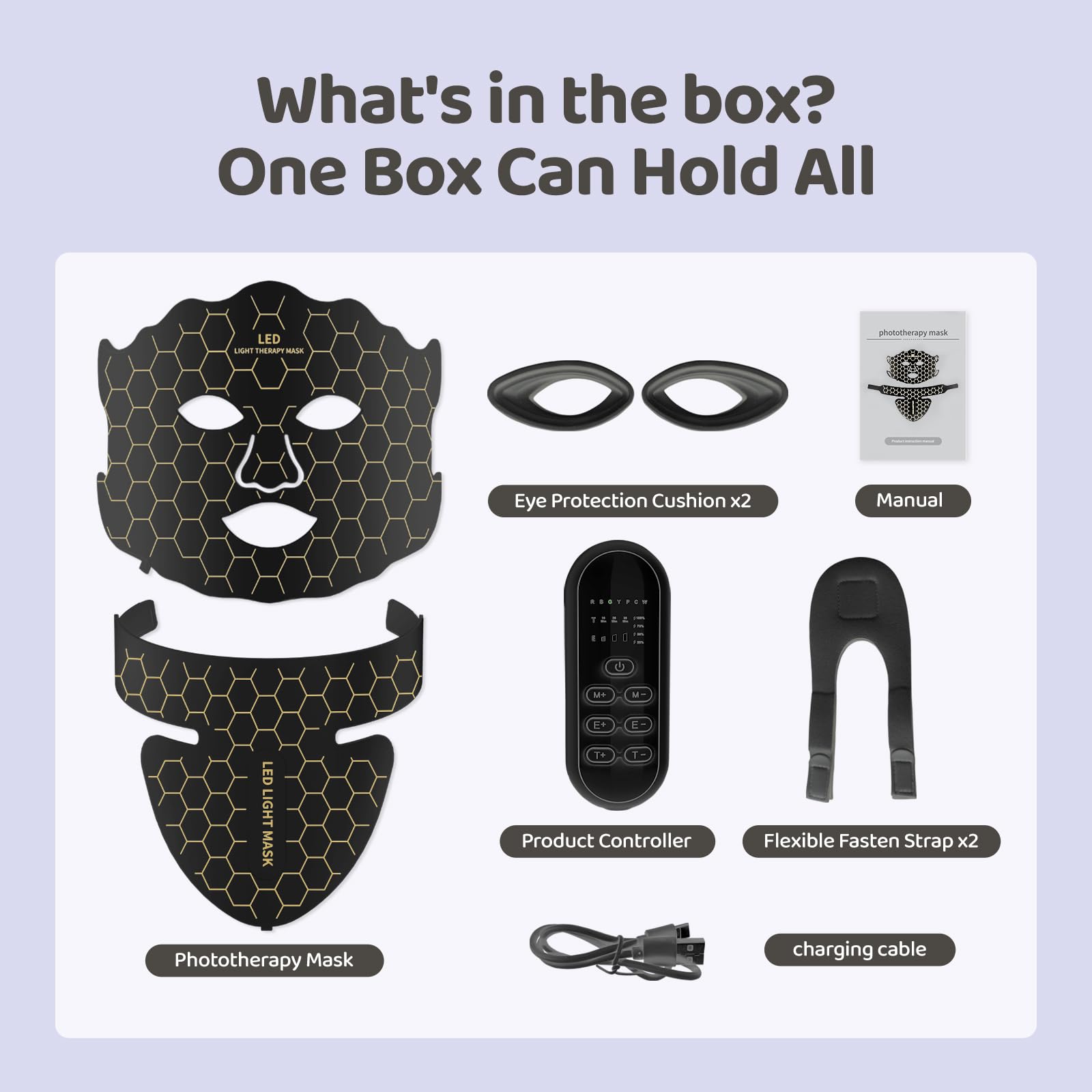 Yahi packaged photon mask in box suitable for gifting.