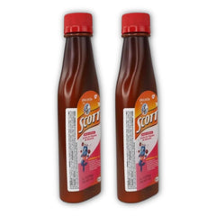 Yahve kid-friendly omega-3 emulsion with vitamins in tasty cherry flavor.