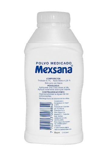 Yahve Mexsana lightweight-fine powder offers gentle moisture control.