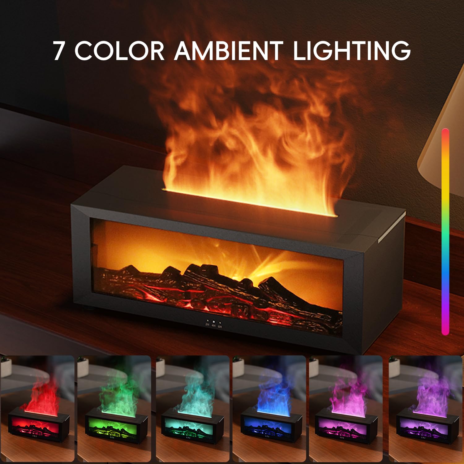 Yaledi 150ml capacity diffuser offers lasting fragrance in any room.