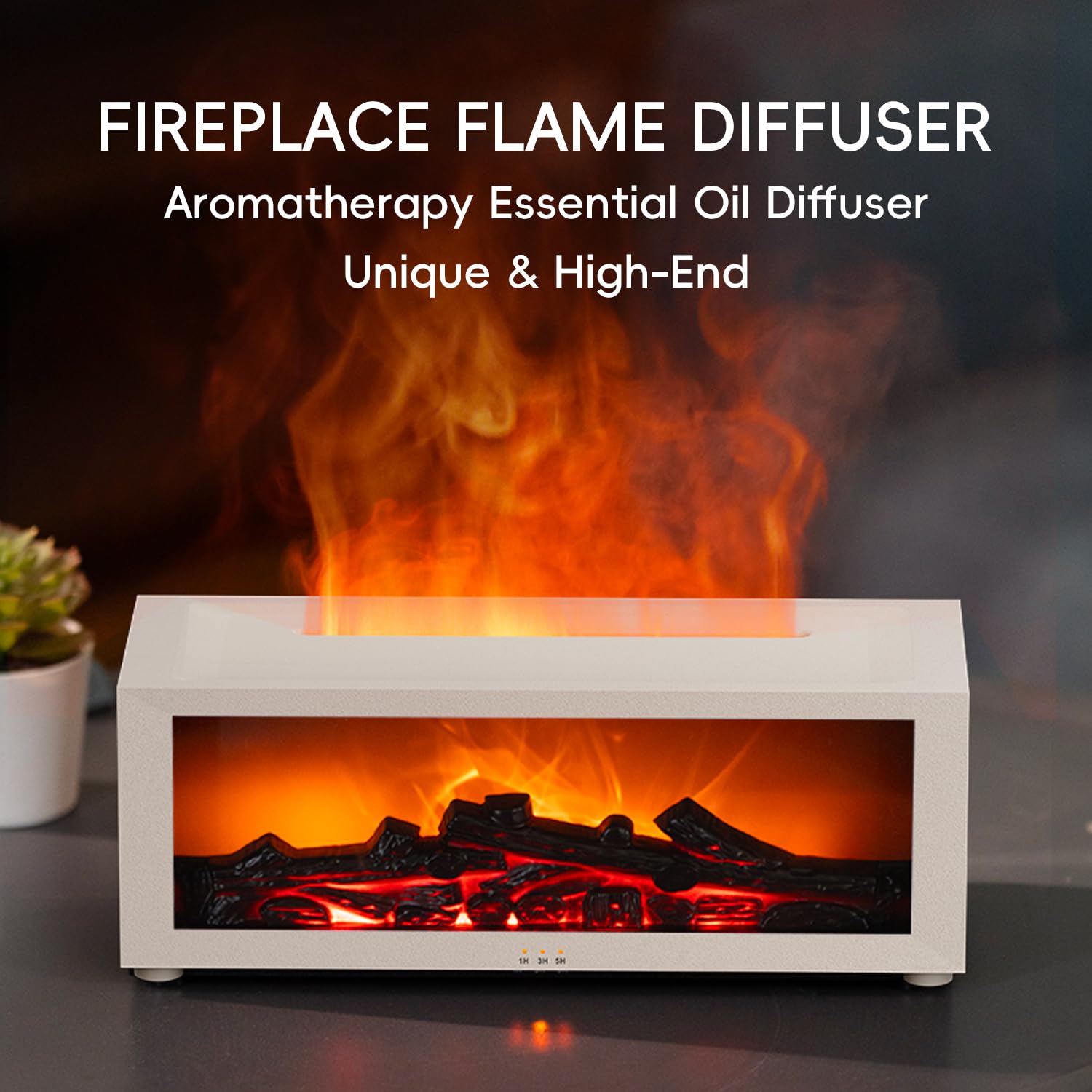 Yaledi diffuser showcasing seven color lights for mood customization