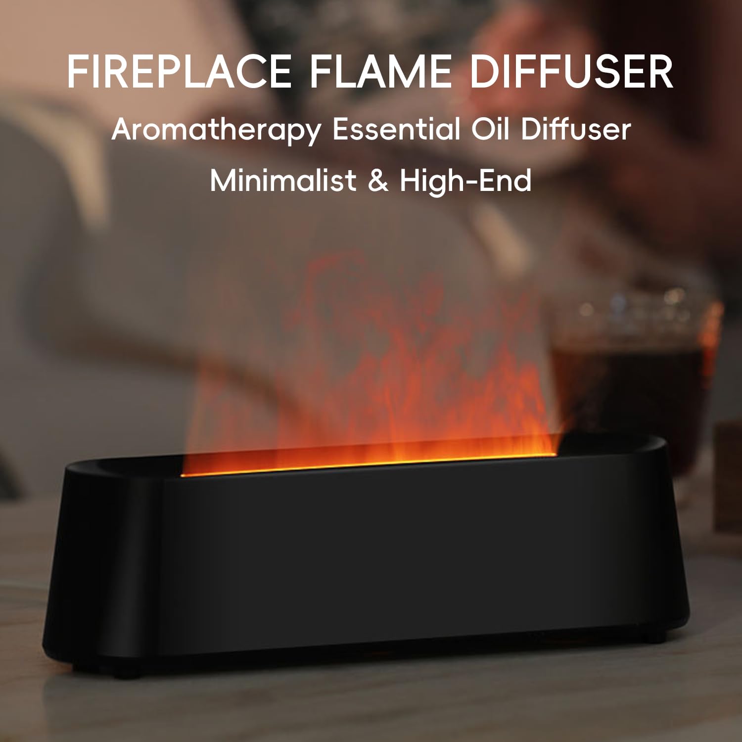 Yaledi diffuser with seven color lights for customizable mood lighting.