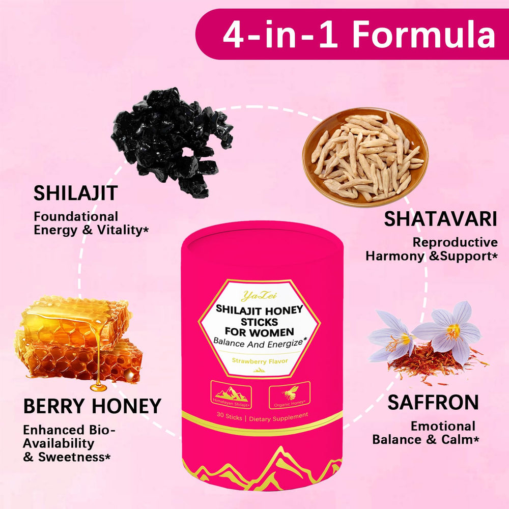 Yalei Honey Stick serving dispenses easily for quick energy support.
