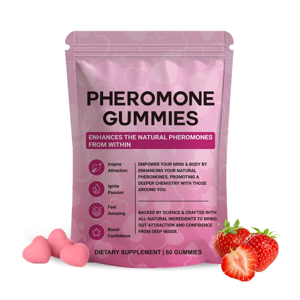 Yalei Pheromone Gummies strawberry chew highlighting flavor and potential confidence boost
