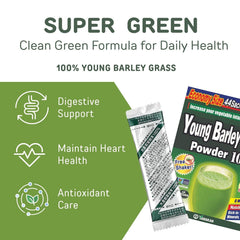 Yamamoto Kanpoh Yamakan powder dissolving in water for a quick greens mix