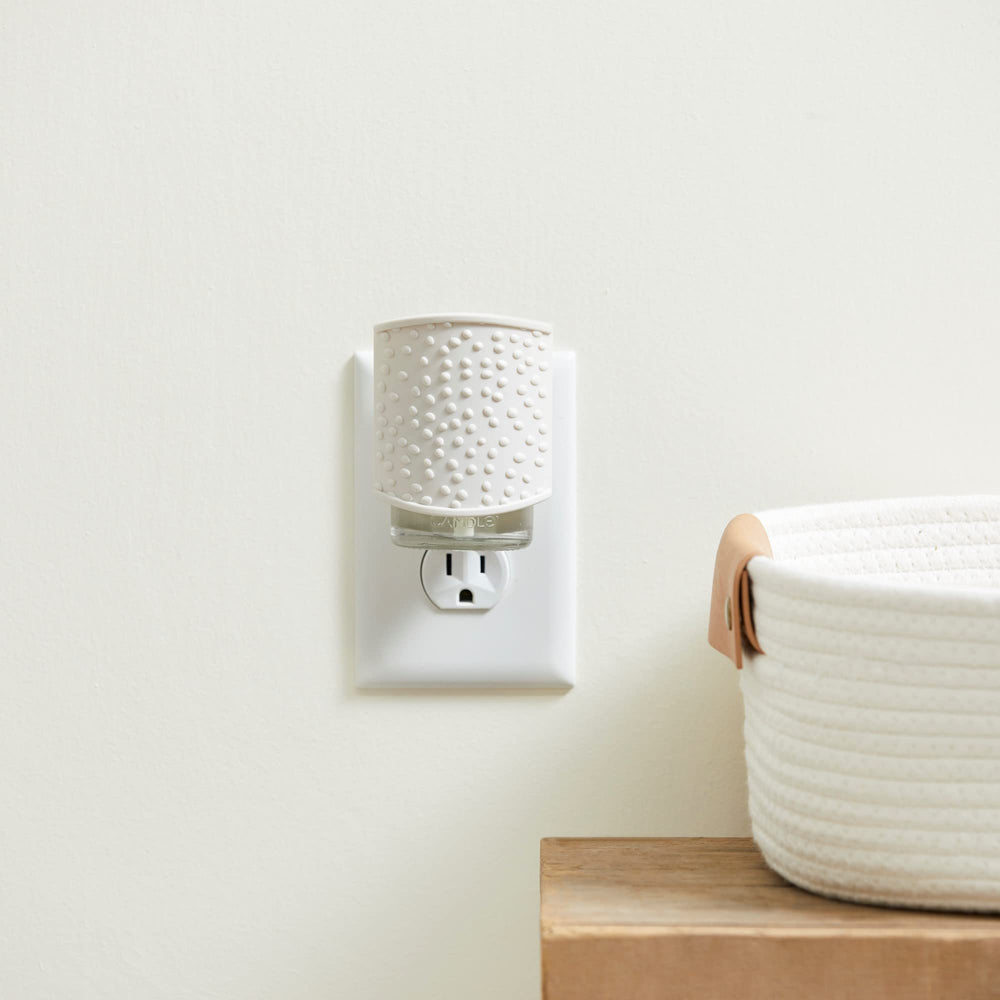 Yankee Candle Sprinkle Dots ScentPlug with control panel lets you choose intensity.