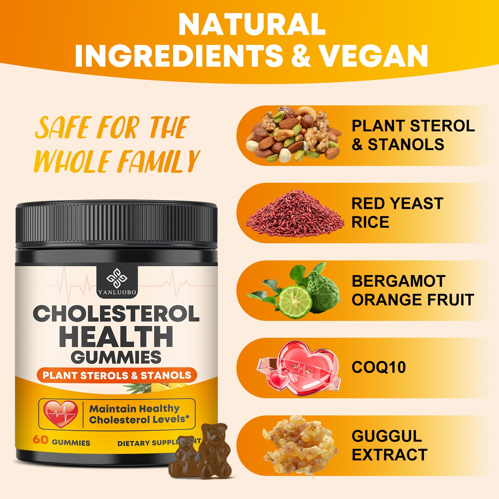 Gummies on plate close-up highlighting pineapple flavor appeal.