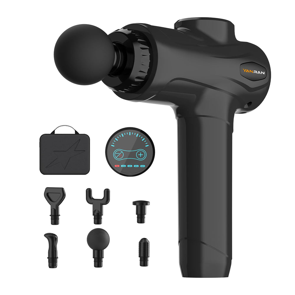 YANRAN Deep Tissue Massage Gun portable for on-the-go muscle relief