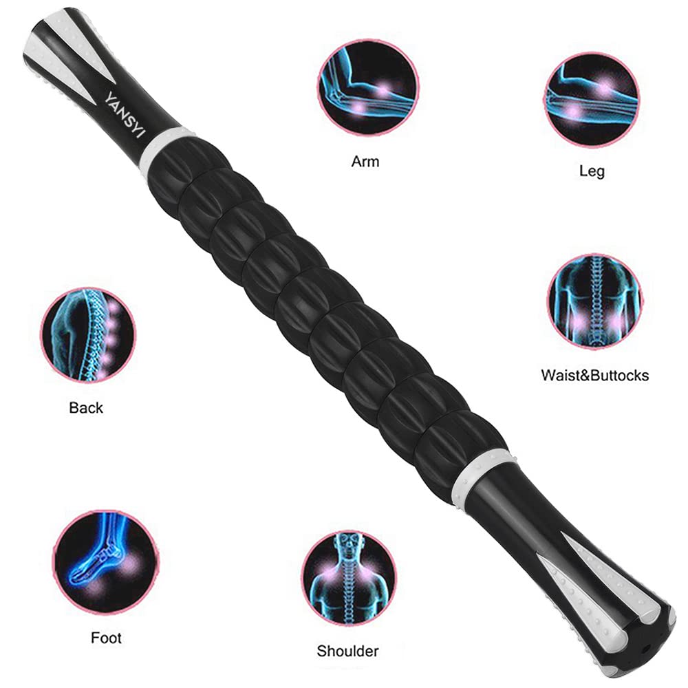 YANSYI stick con diseño ergonómico y 9 roldanas para puntos clave.