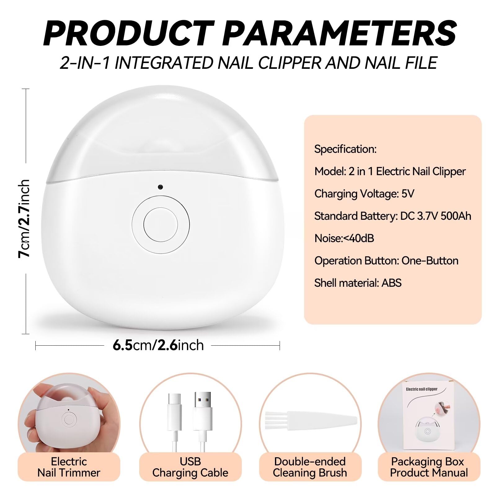 YANWEI night-use LED illumination helps visible trimming in dim light