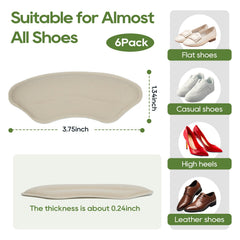 Yaogniy soft cushion padding cushions the heel and reduces rubbing.