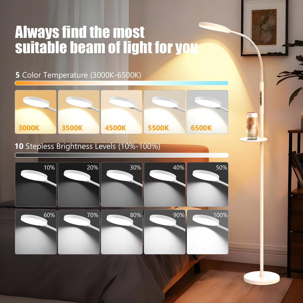 Yarah lamp sits on a heavy base for stable daily use.