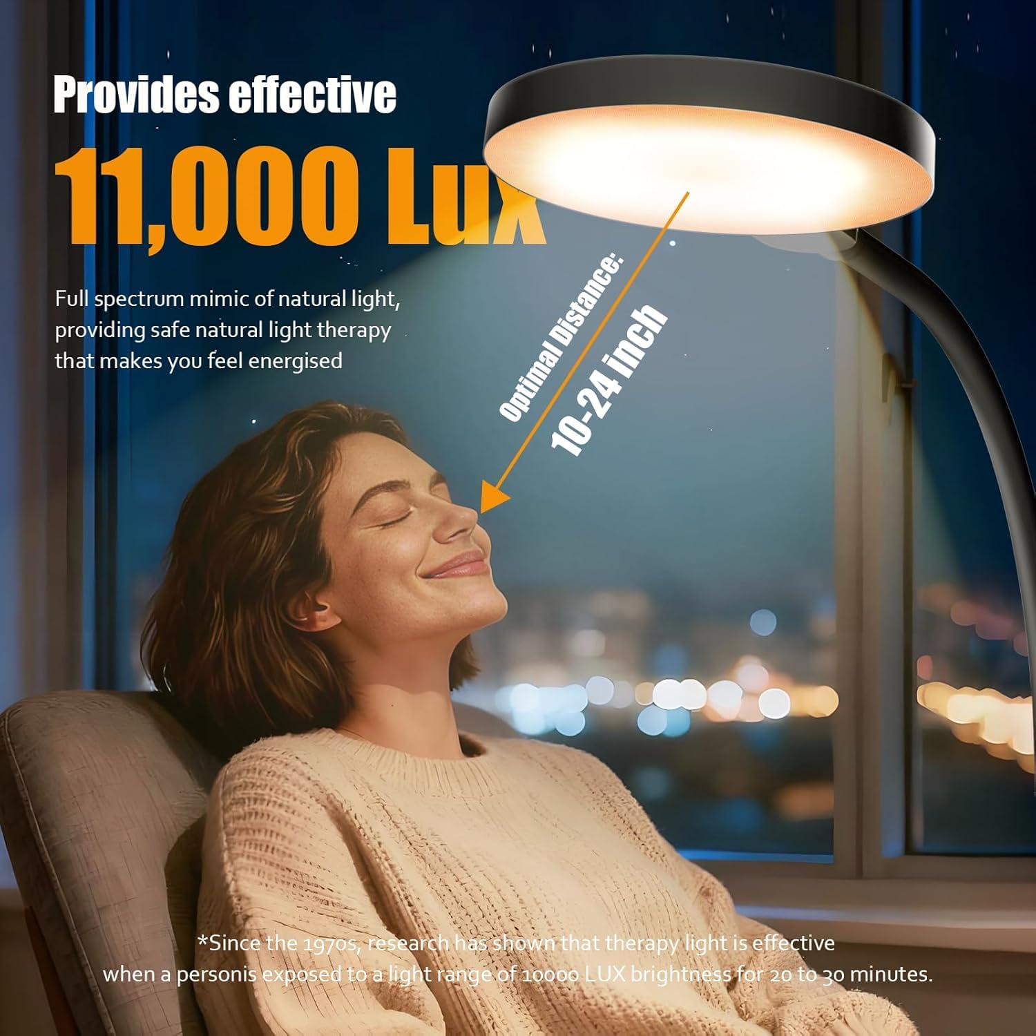 Yarah lamp remote control for adjusting brightness and color temperature