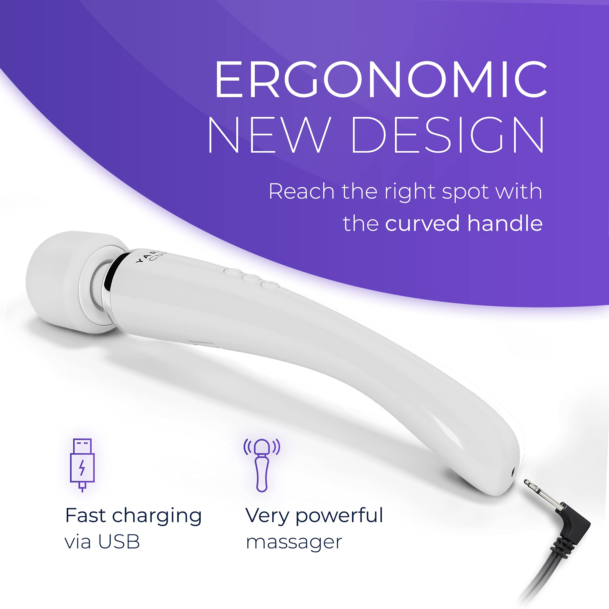 Yarosi Curve 20 patterns selector for varied massage experiences.