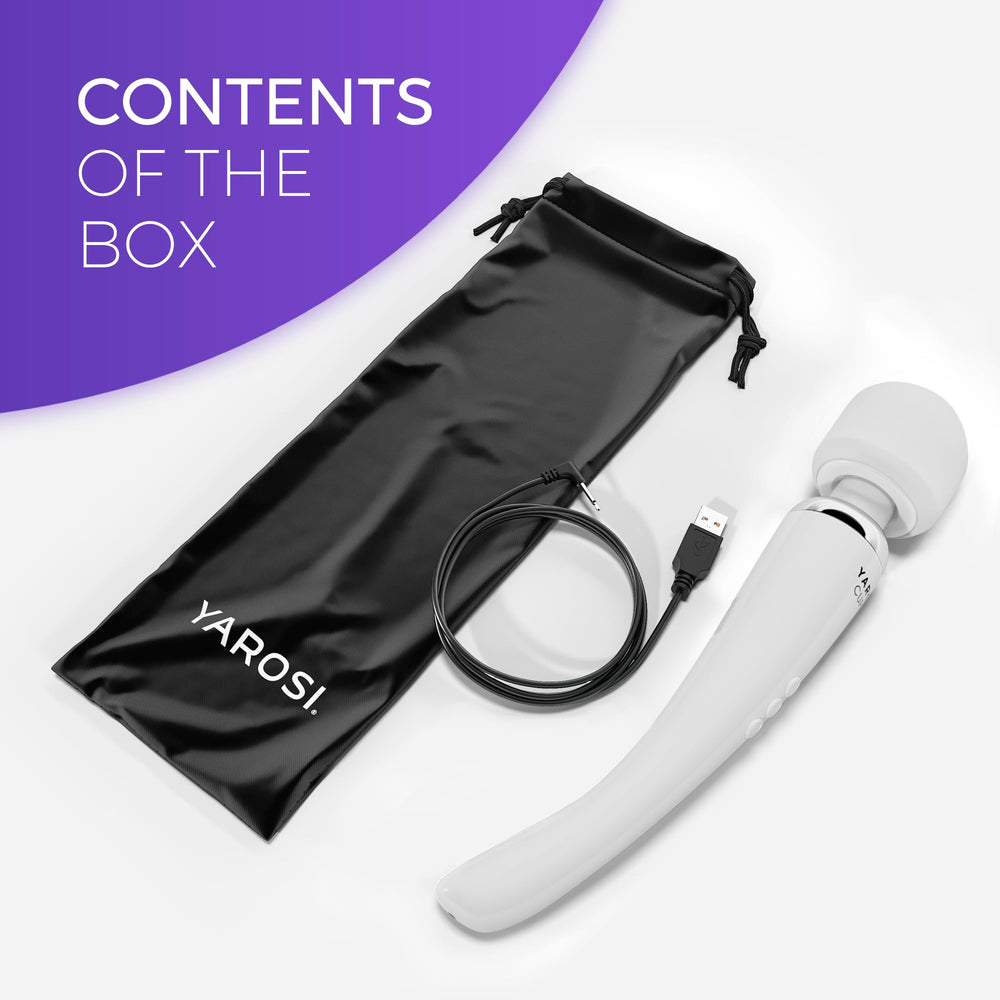 Rechargeable Yarosi Curve battery allows cordless use and easy charging.