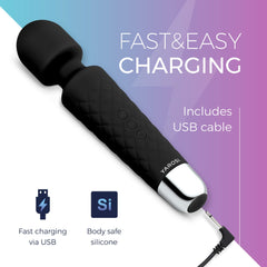 Yarosi massager with bendable neck targets hard-to-reach areas.