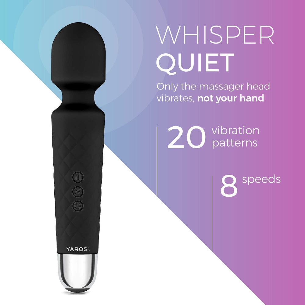 Yarosi travel-friendly massager fits in your bag for on-the-go relief.