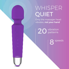 Yarosi wand massager head closeup highlights body-safe silicone and soothing touch.