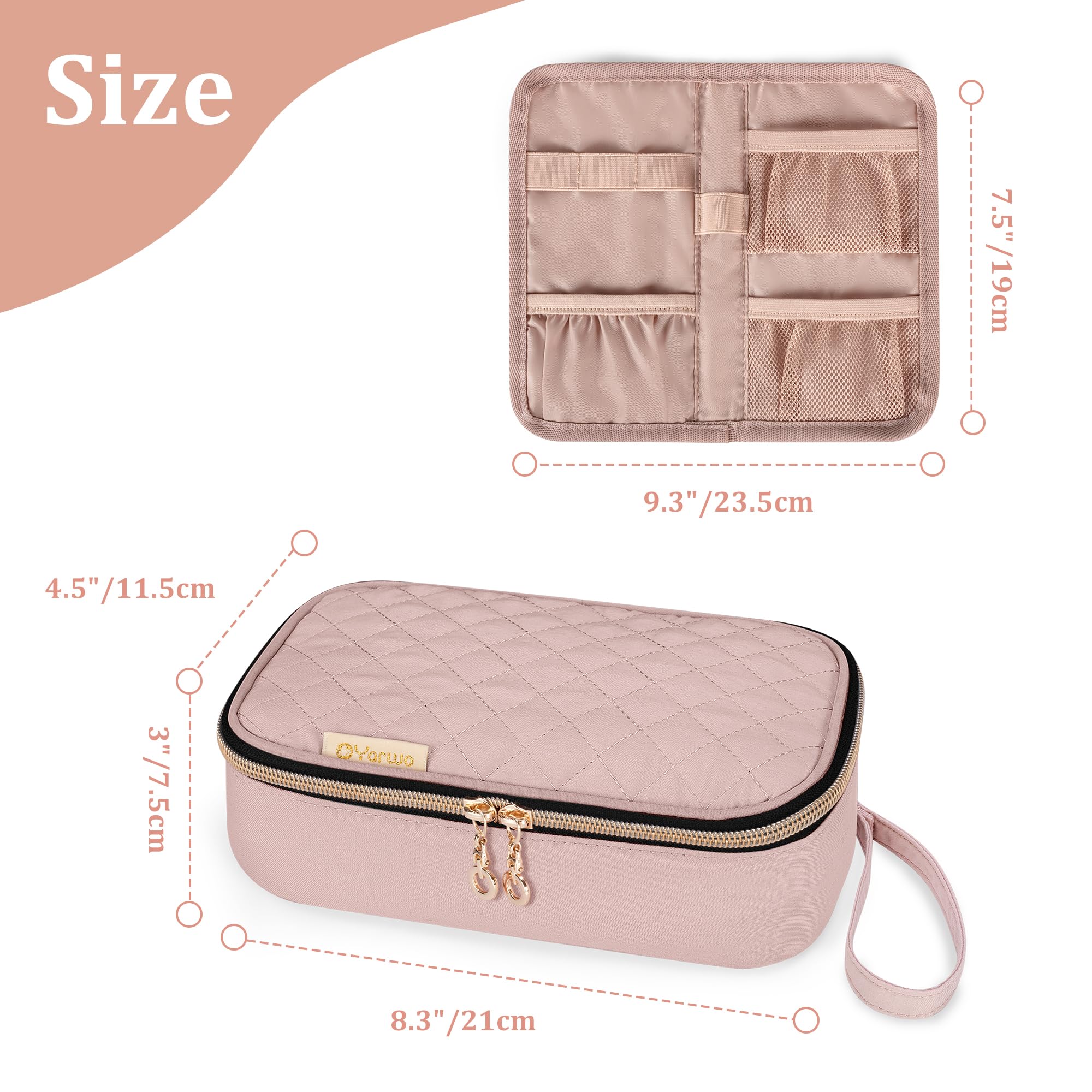 YARWO peach-skin fabric with padding protecting contents