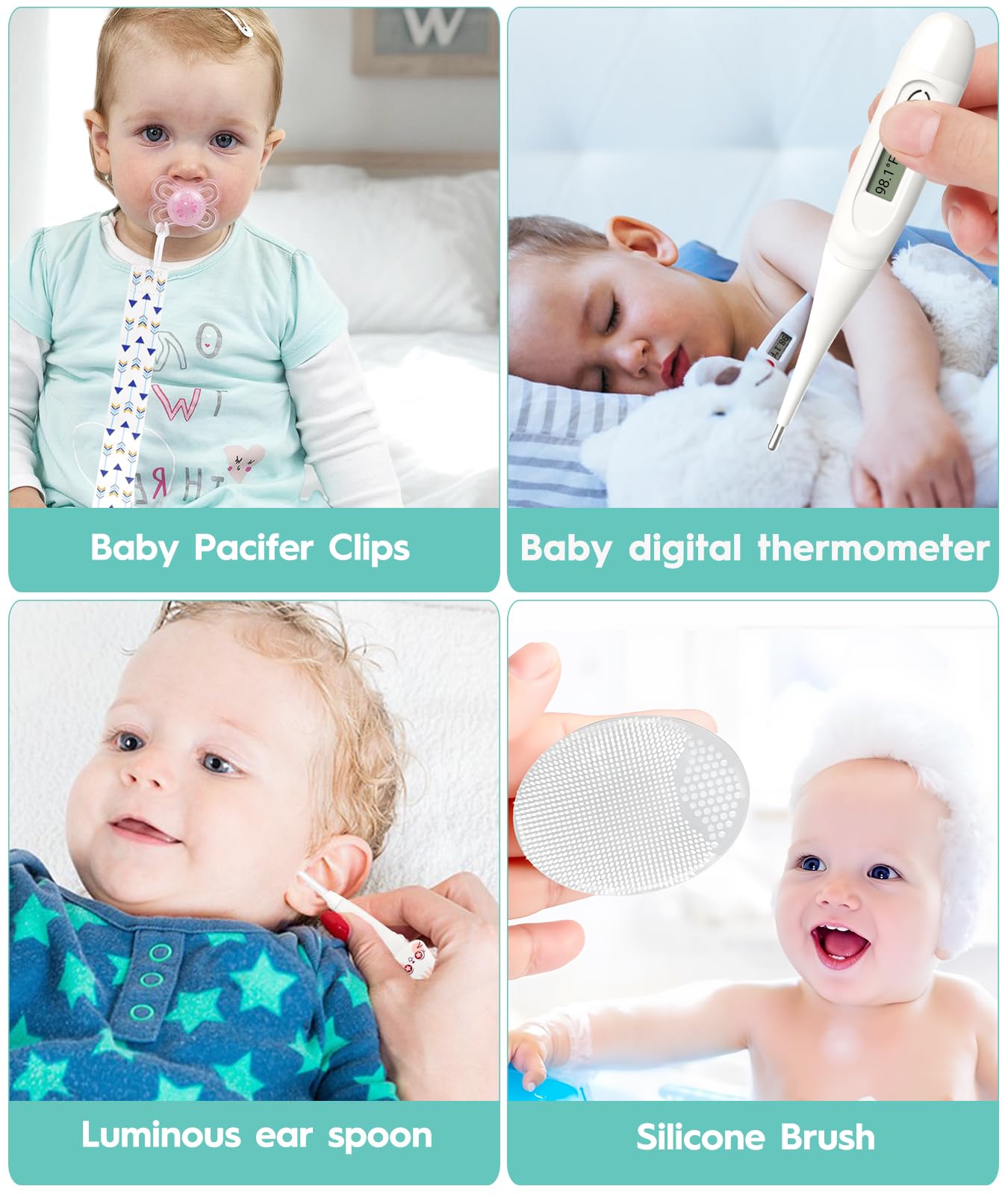 YASEW pacifier clip keeps pacifiers clean and within reach