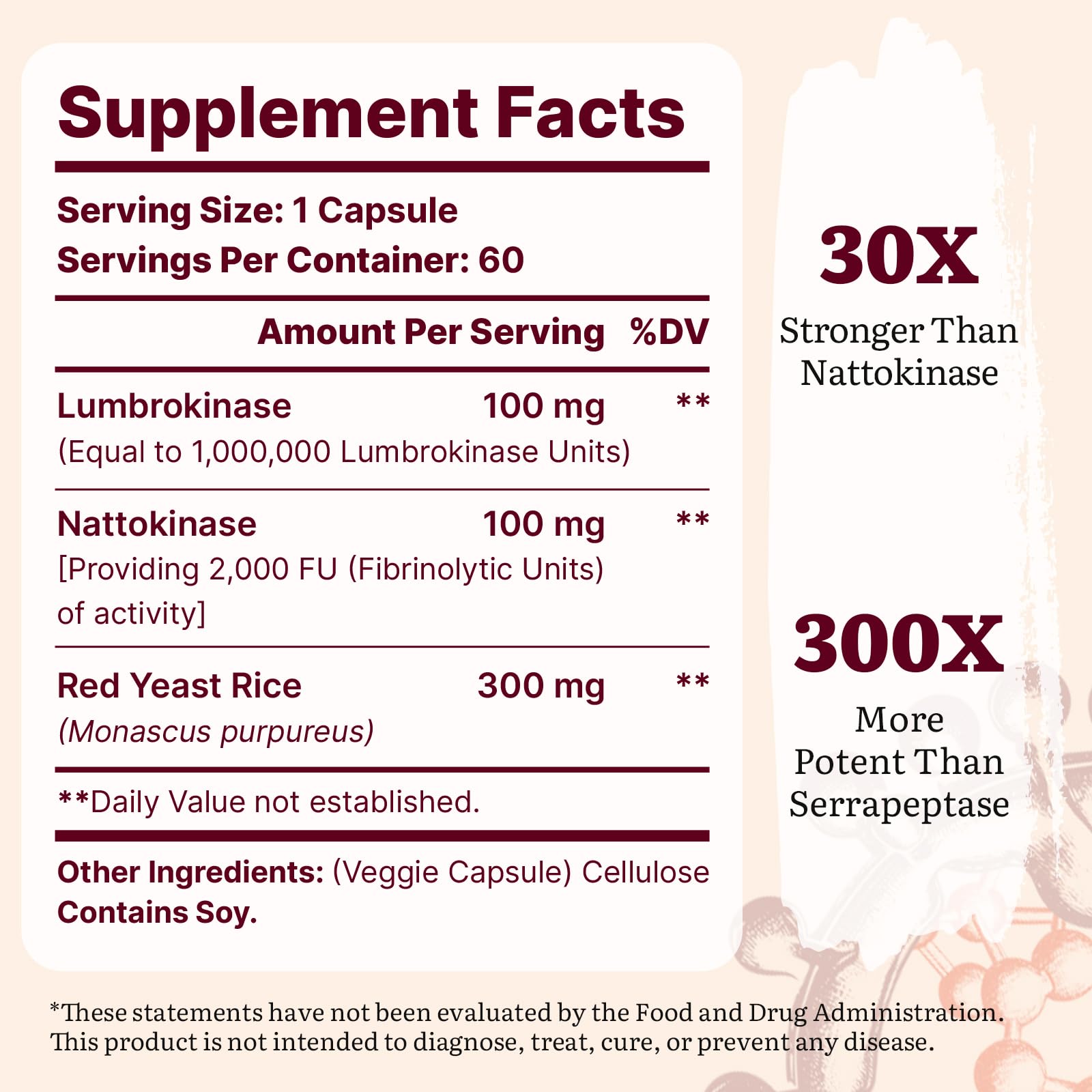 Yasumako nattokinase capsules highlight 2,000 FU activity for flow-friendly use