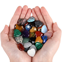 YATOJUZI Amethyst heart crystal for serenity and mindful moments.