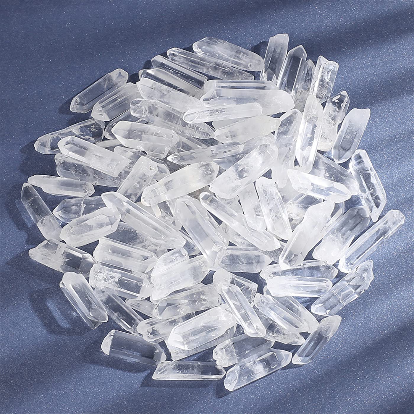YATOJUZI raw quartz crystal point highlighting natural texture for balance.
