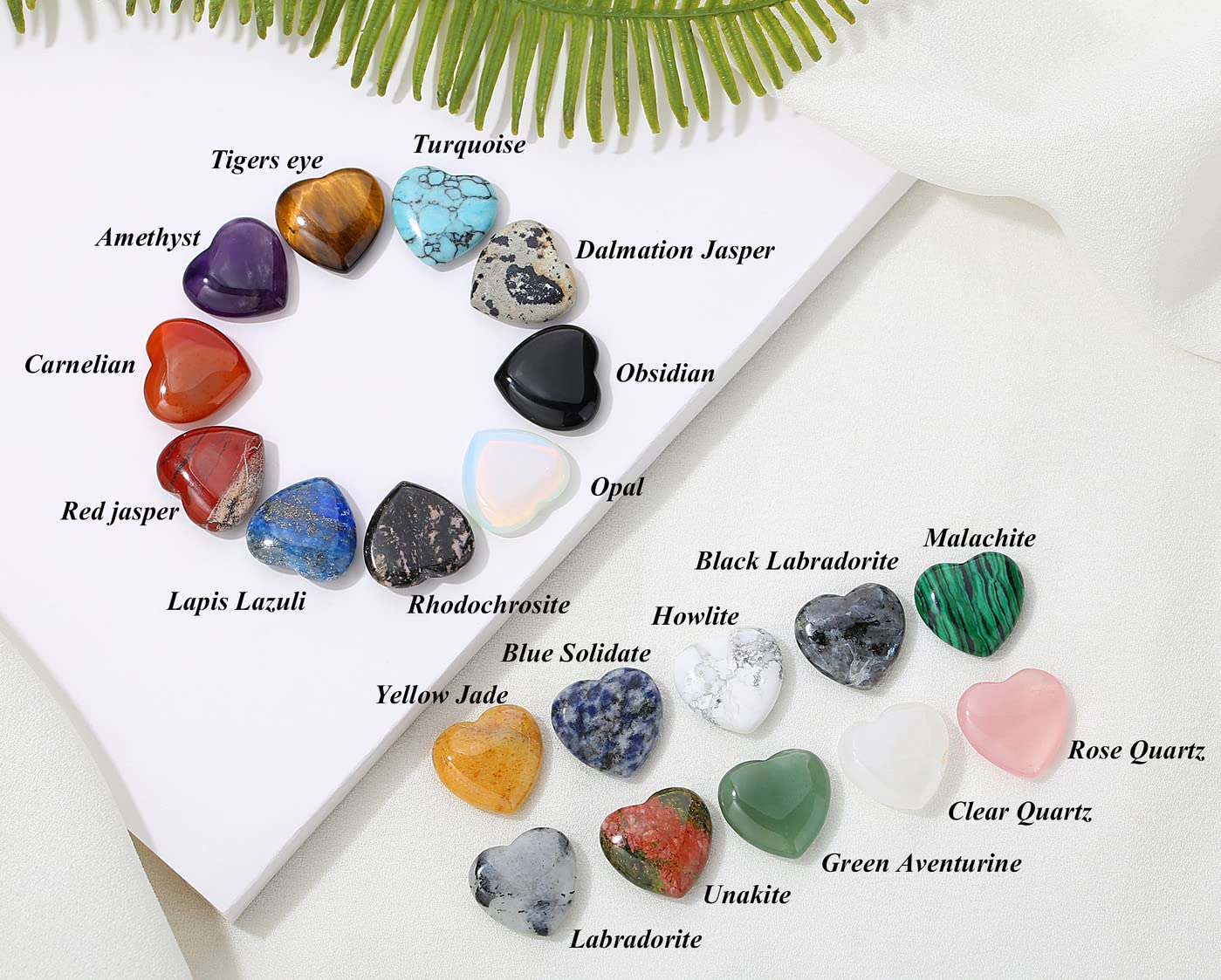 YATOJUZI Lapis Lazuli heart crystal for clarity and creativity.