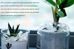 YATOJUZI clear quartz point handheld for relaxation and focus.