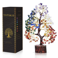 YATSKIA seven chakra tree base for calm, balanced room energy.