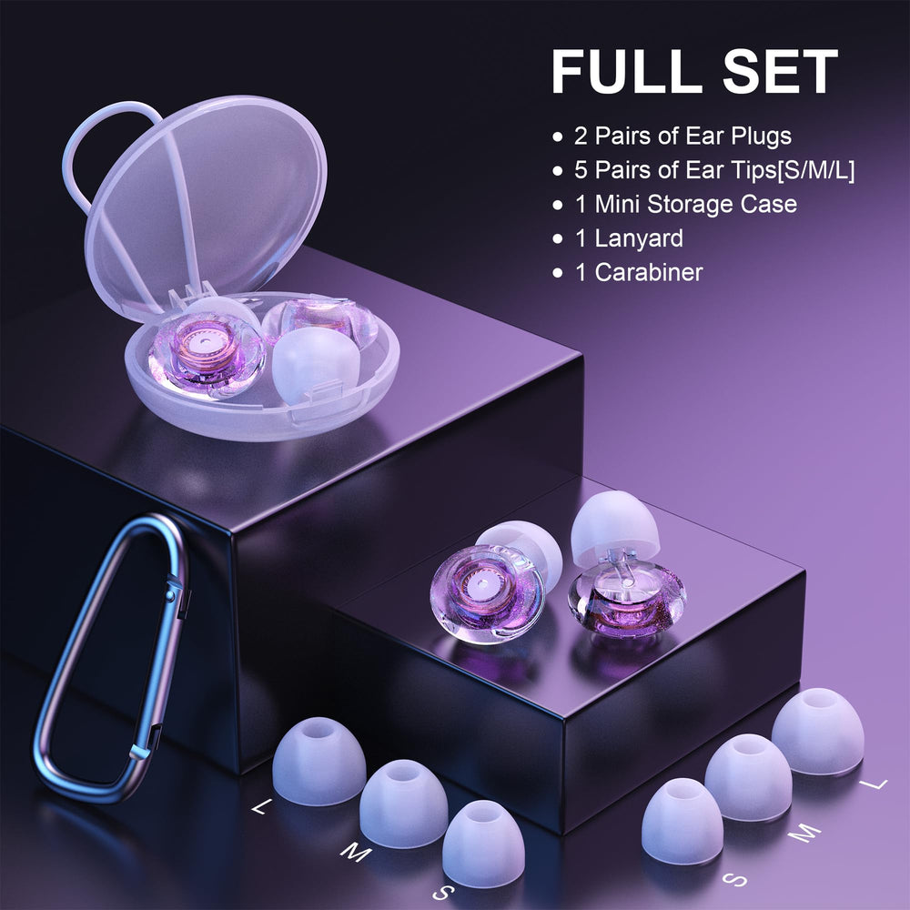 Yawsoy concert earplugs deliver lightweight comfort during festivals and gigs.