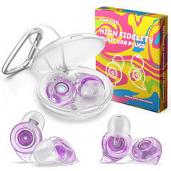 Yawsoy concert ear plugs in case for portable protection at festivals