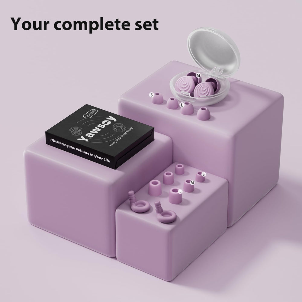 Yawsoy ear plugs used for sleep, quiet nights