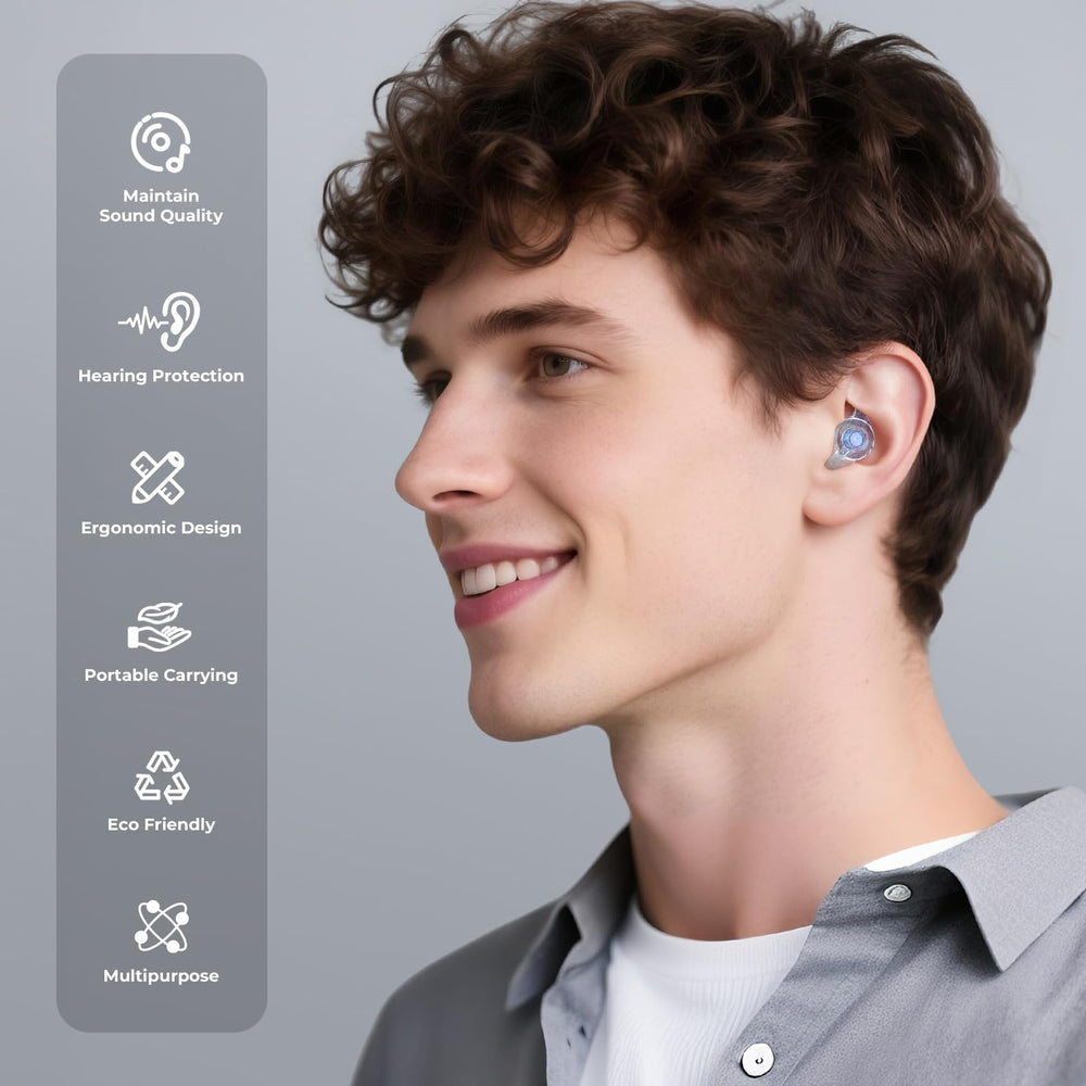 Yawsoy ear plugs two-pairs pack ideal for sharing or backup.