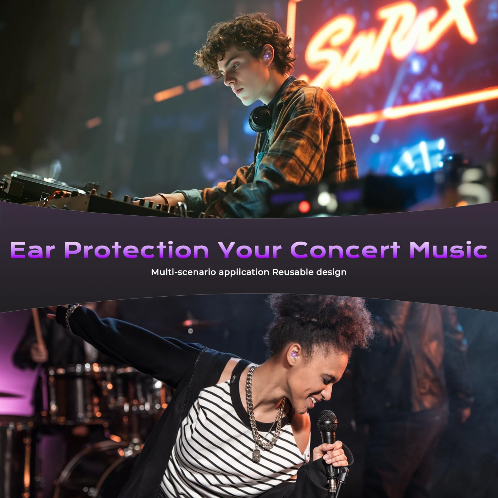 Yawsoy ear plugs reduce nightclub noise while preserving clarity