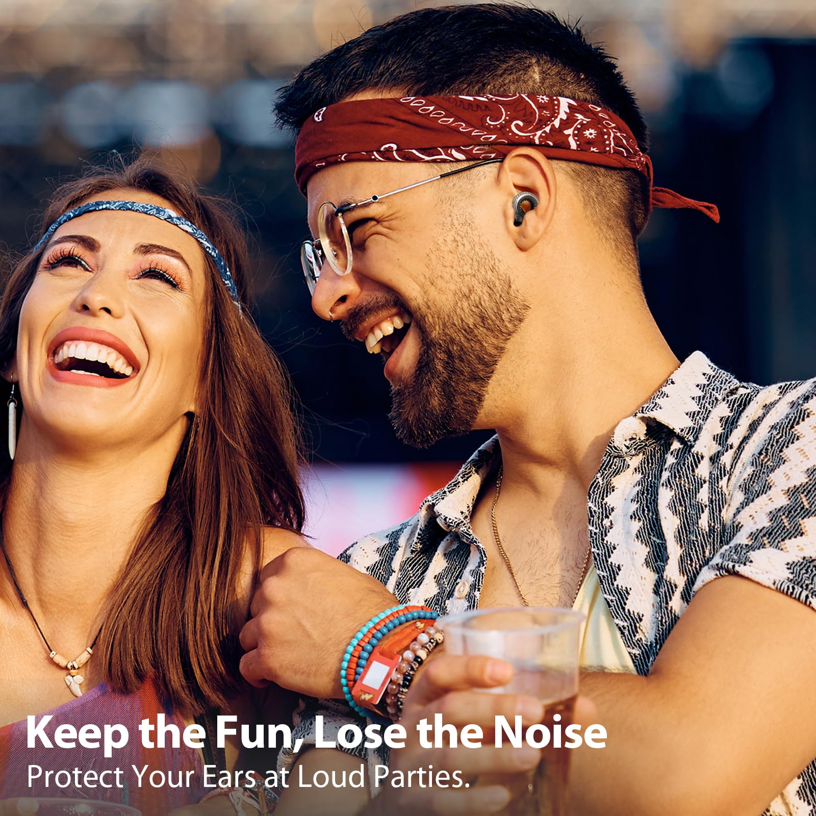 Yawsoy 35-40 dB NRR filters reduce loud noise while preserving music clarity.