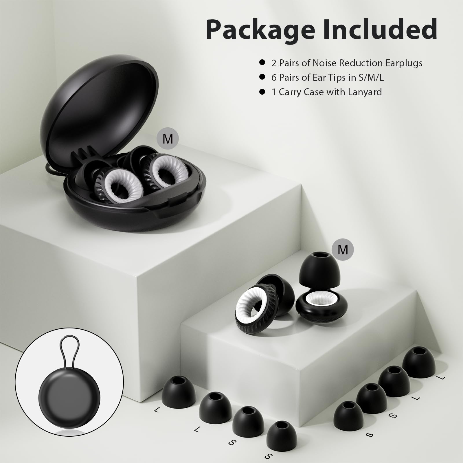 Yawsoy soft silicone ear plugs close-up showing comfortable material for long sessions.